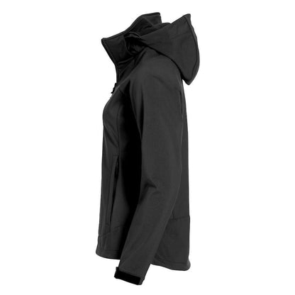 Black - Side - Clique Womens-Ladies Milford Soft Shell Jacket