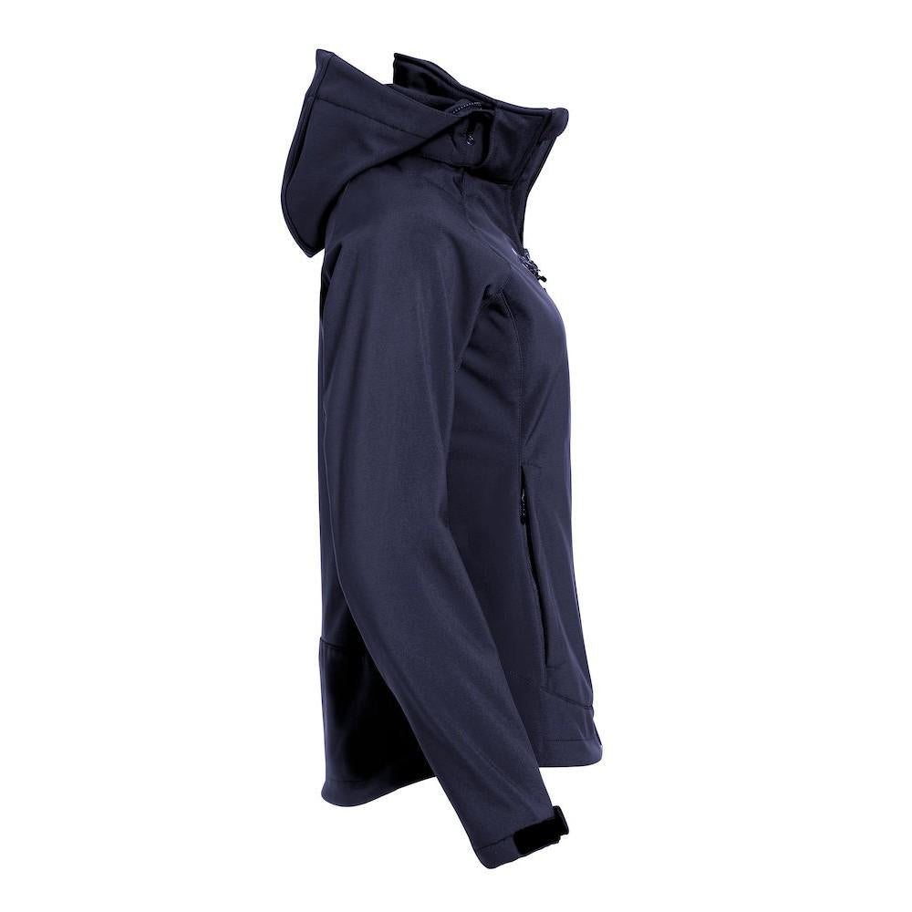 Dark Navy - Back - Clique Womens-Ladies Milford Soft Shell Jacket