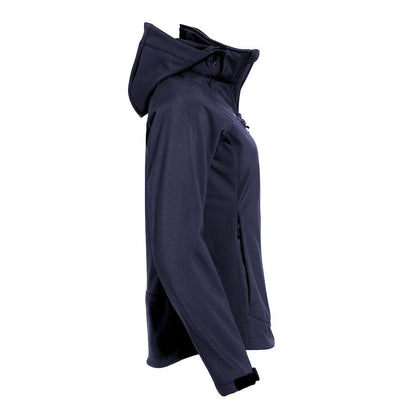 Dark Navy - Back - Clique Womens-Ladies Milford Soft Shell Jacket