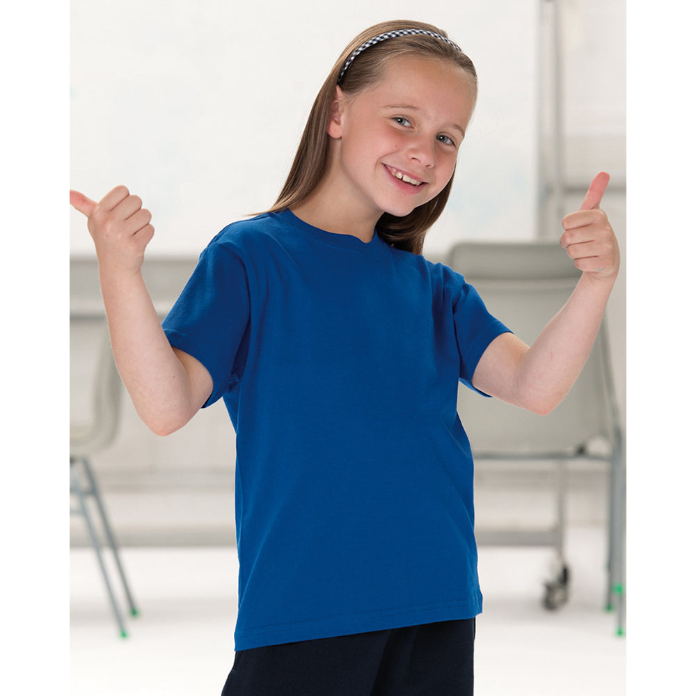 Bright Royal - Back - Jerzees Schoolgear Childrens Classic Plain T-Shirt