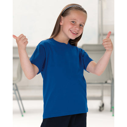 Bright Royal - Back - Jerzees Schoolgear Childrens Classic Plain T-Shirt