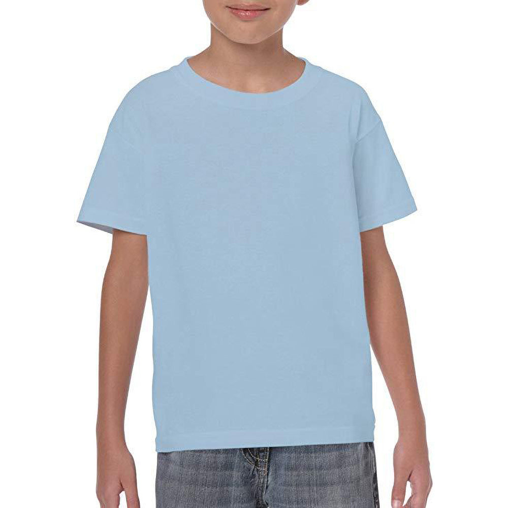 Sky Blue - Back - Jerzees Schoolgear Childrens Classic Plain T-Shirt
