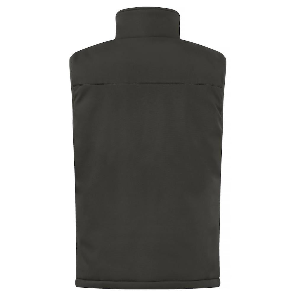 Dark Grey - Lifestyle - Clique Mens Softshell Padded Gilet