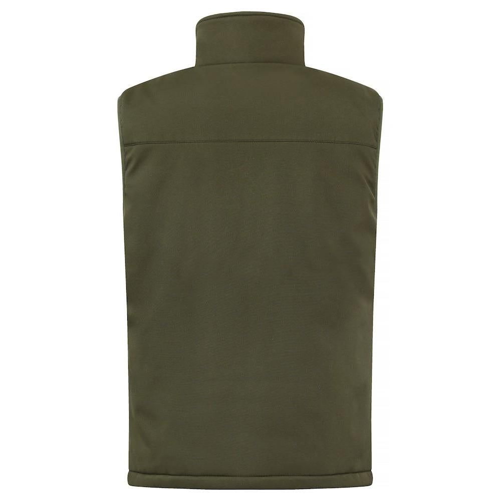 Fog Green - Lifestyle - Clique Mens Softshell Padded Gilet