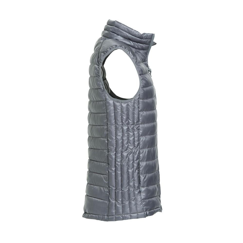Grey - Back - Clique Mens Hudson Gilet