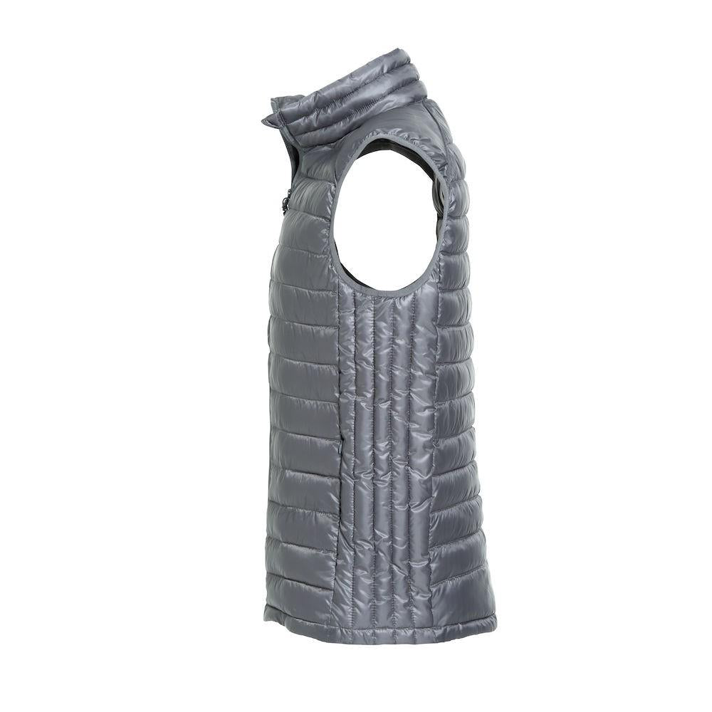 Grey - Side - Clique Mens Hudson Gilet