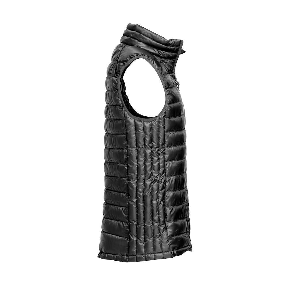 Black - Back - Clique Mens Hudson Gilet