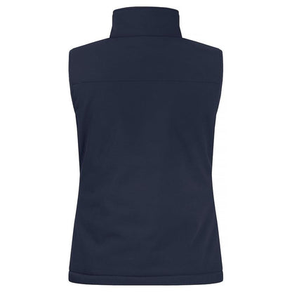 Dark Navy - Lifestyle - Clique Womens-Ladies Softshell Panels Gilet