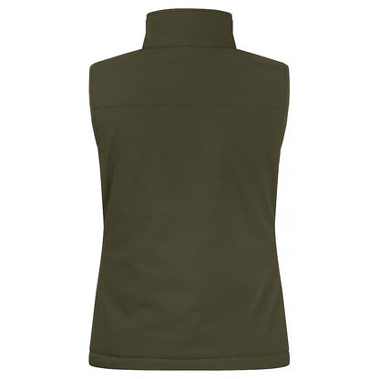 Fog Green - Lifestyle - Clique Womens-Ladies Softshell Panels Gilet