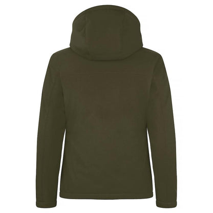 Fog Green - Back - Clique Womens-Ladies Padded Soft Shell Jacket