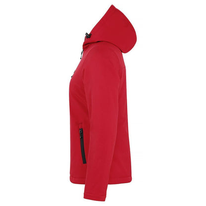 Red - Side - Clique Womens-Ladies Padded Soft Shell Jacket