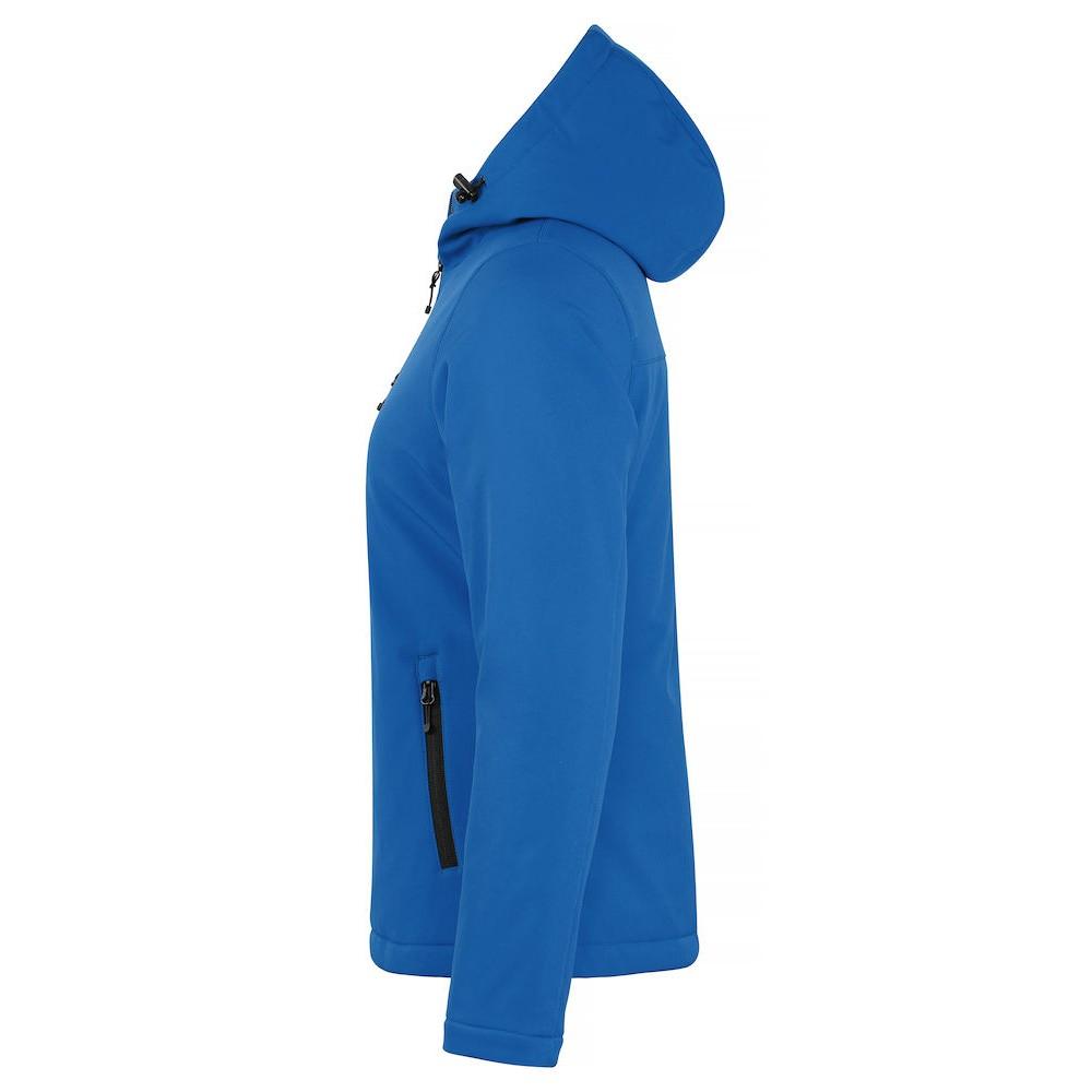 Royal Blue - Side - Clique Womens-Ladies Padded Soft Shell Jacket