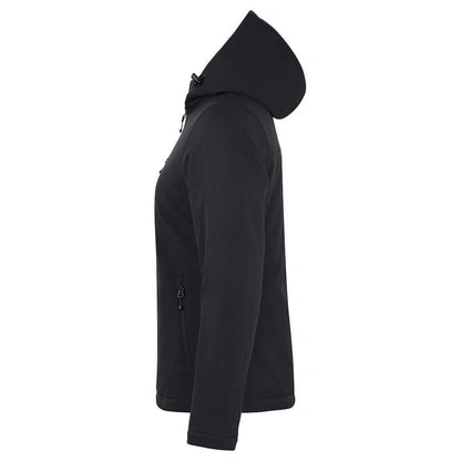 Black - Side - Clique Womens-Ladies Padded Soft Shell Jacket