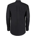 Black - Back - Kustom Kit Mens Long Sleeve Corporate Oxford Shirt