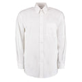 White - Front - Kustom Kit Mens Long Sleeve Corporate Oxford Shirt