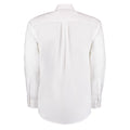 White - Back - Kustom Kit Mens Long Sleeve Corporate Oxford Shirt