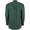 Bottle Green - Back - Kustom Kit Mens Long Sleeve Corporate Oxford Shirt