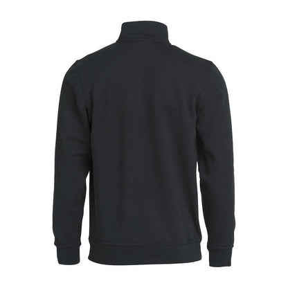 Black - Lifestyle - Clique Unisex Adult Basic Half Zip Sweatshirt