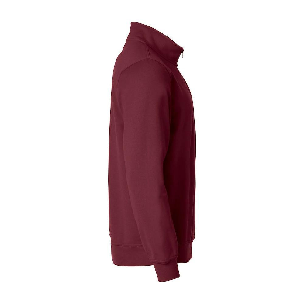 Burgundy - Back - Clique Unisex Adult Basic Half Zip Sweatshirt
