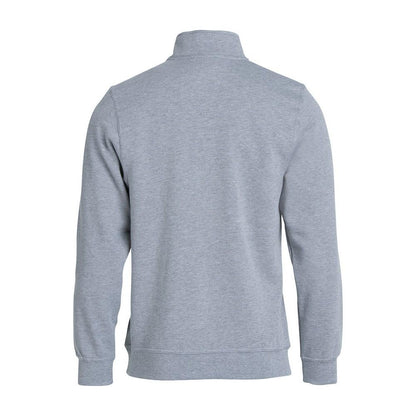 Grey Melange - Lifestyle - Clique Unisex Adult Basic Half Zip Sweatshirt