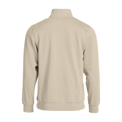 Light Khaki - Lifestyle - Clique Unisex Adult Basic Half Zip Sweatshirt
