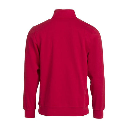 Red - Lifestyle - Clique Unisex Adult Basic Half Zip Sweatshirt