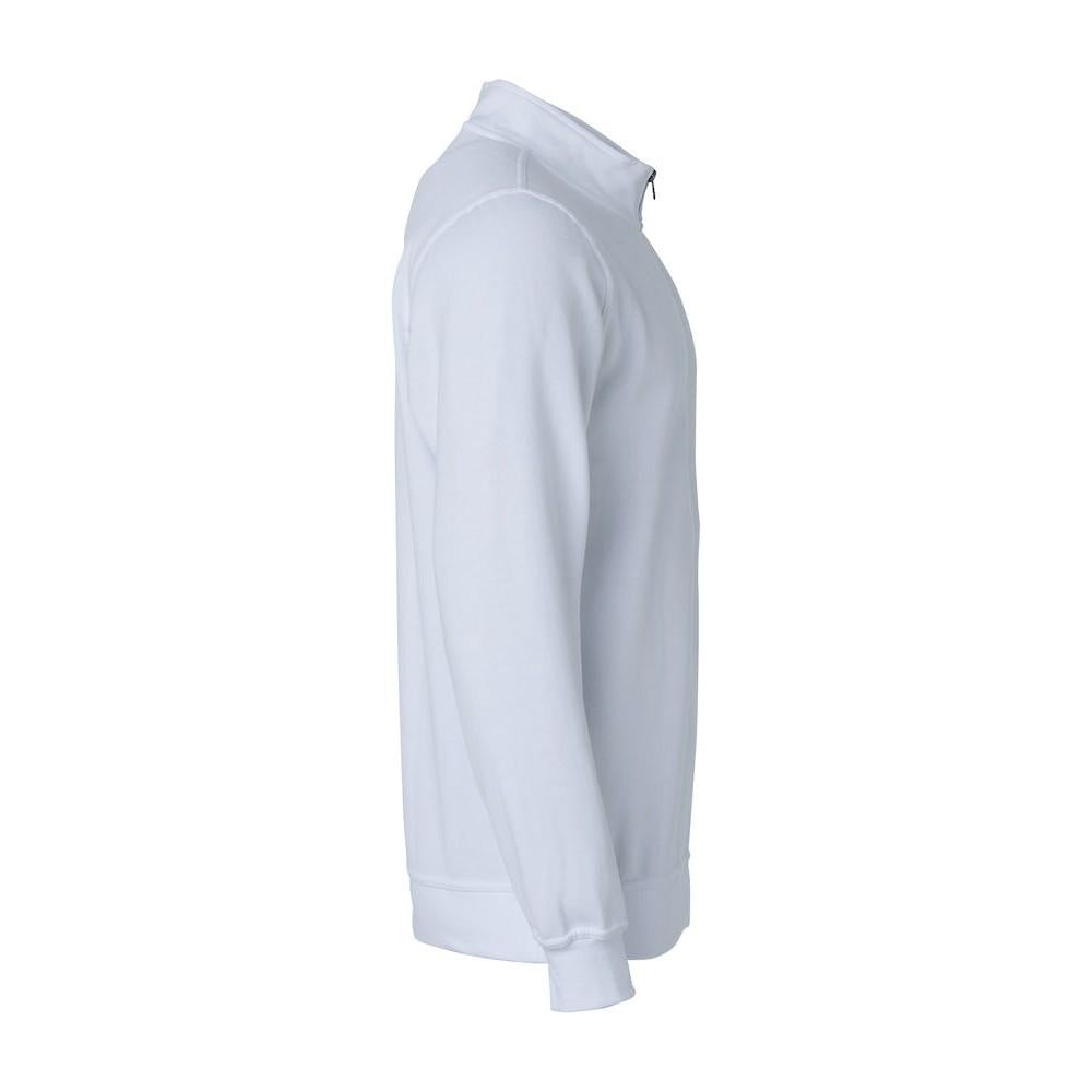 White - Back - Clique Unisex Adult Basic Half Zip Sweatshirt