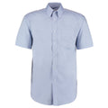Light Blue - Front - Kustom Kit Mens Short Sleeve Corporate Oxford Shirt