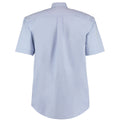Light Blue - Back - Kustom Kit Mens Short Sleeve Corporate Oxford Shirt