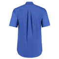 Royal Blue - Back - Kustom Kit Mens Short Sleeve Corporate Oxford Shirt
