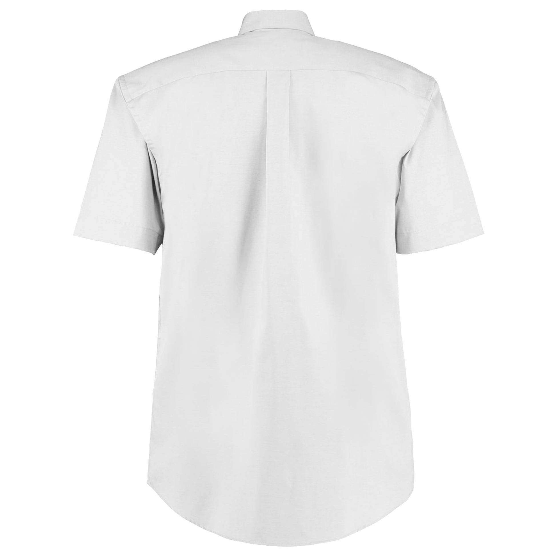 White - Back - Kustom Kit Mens Short Sleeve Corporate Oxford Shirt