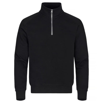 Black - Front - Clique Unisex Adult Classic Half Zip Sweatshirt