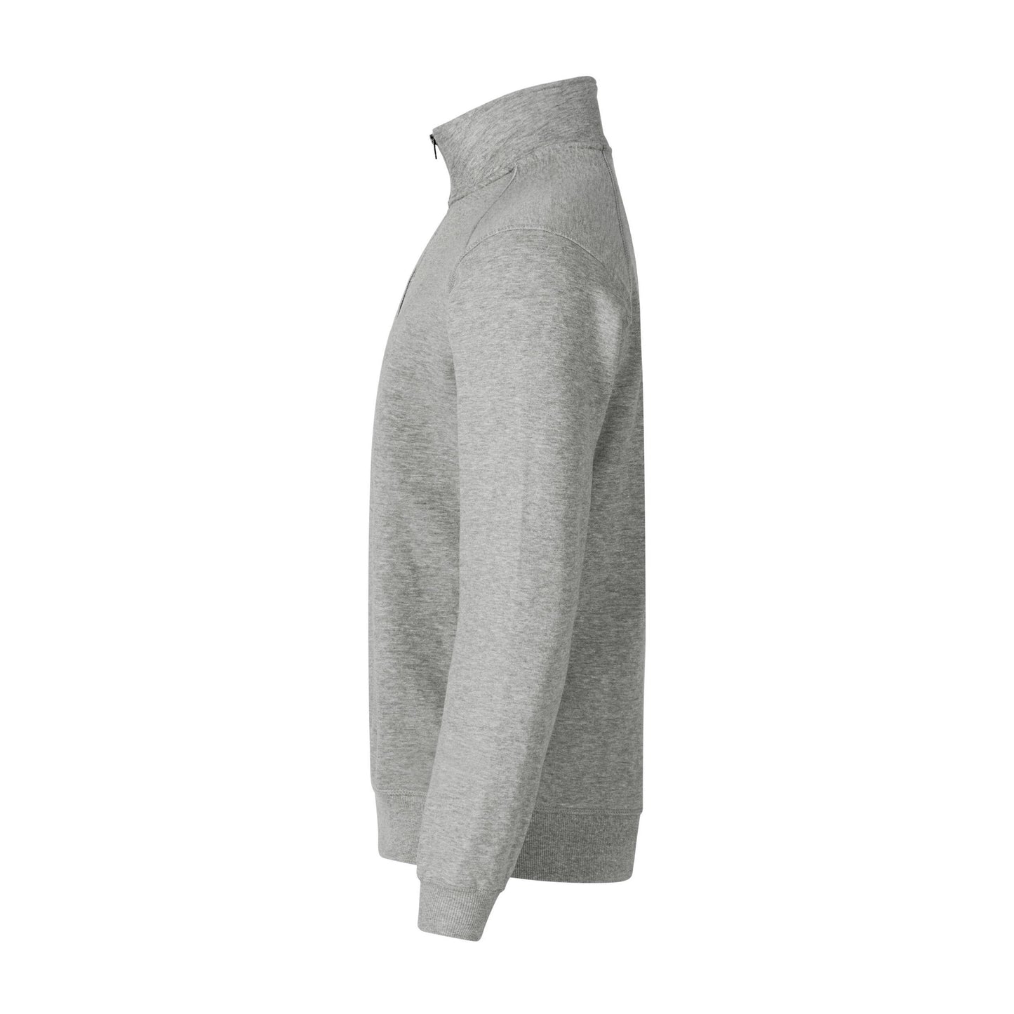 Grey Melange - Back - Clique Unisex Adult Classic Half Zip Sweatshirt