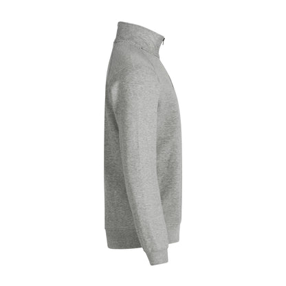 Grey Melange - Side - Clique Unisex Adult Classic Half Zip Sweatshirt