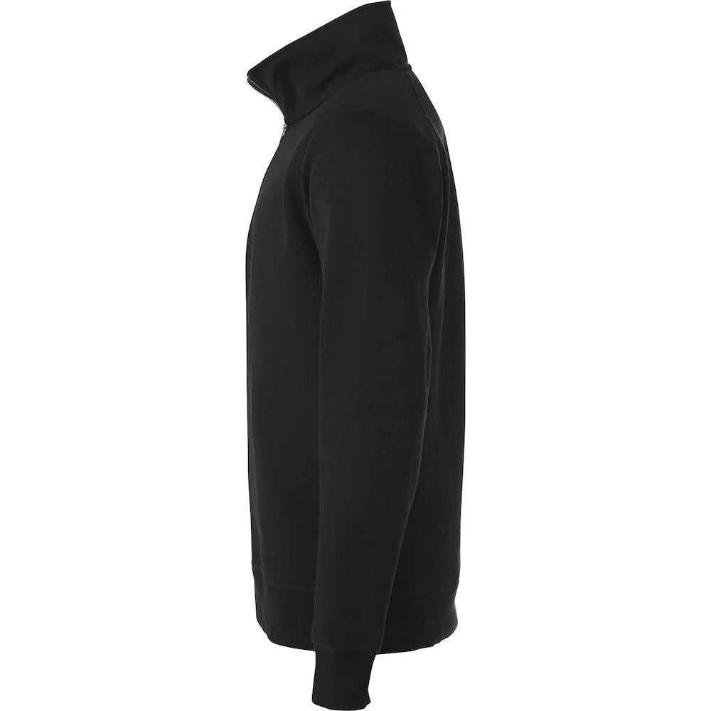 Black - Side - Clique Unisex Adult Classic Half Zip Sweatshirt