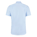 Light Blue - Front - Kustom Kit Mens Premium Non Iron Short Sleeve Shirt