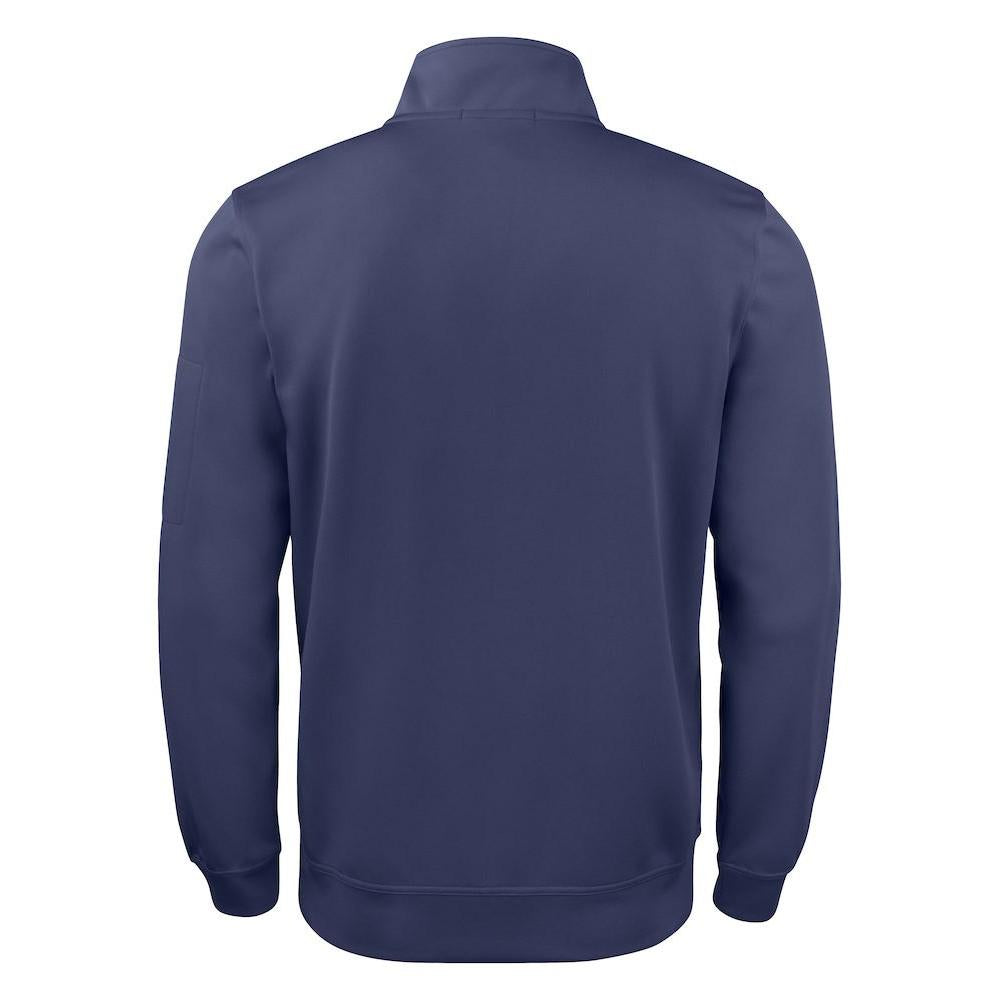 Dark Navy - Lifestyle - Clique Unisex Adult Basic Active Quarter Zip Sweatshirt