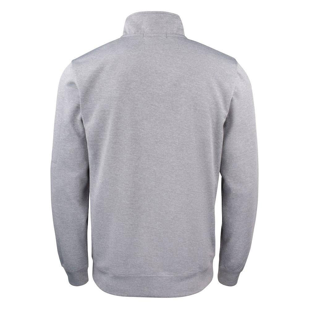Grey Melange - Lifestyle - Clique Unisex Adult Basic Active Quarter Zip Sweatshirt