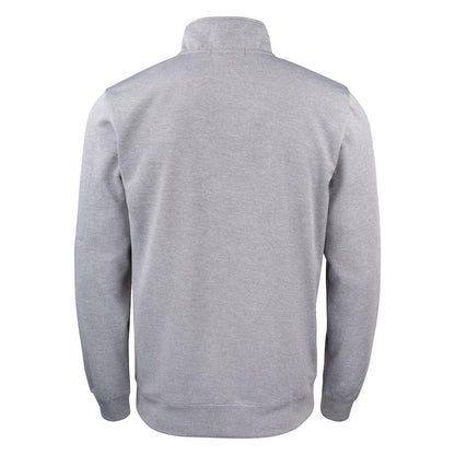 Grey Melange - Lifestyle - Clique Unisex Adult Basic Active Quarter Zip Sweatshirt