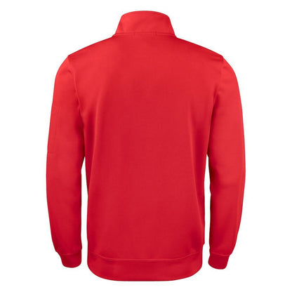 Red - Lifestyle - Clique Unisex Adult Basic Active Quarter Zip Sweatshirt