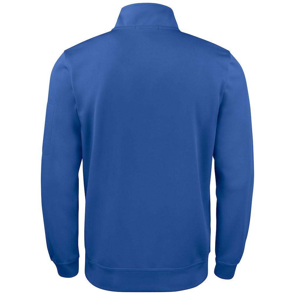 Royal Blue - Lifestyle - Clique Unisex Adult Basic Active Quarter Zip Sweatshirt
