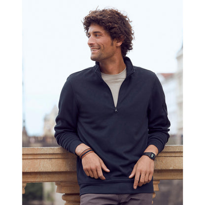 White - Front - Clique Unisex Adult Basic Active Quarter Zip Sweatshirt