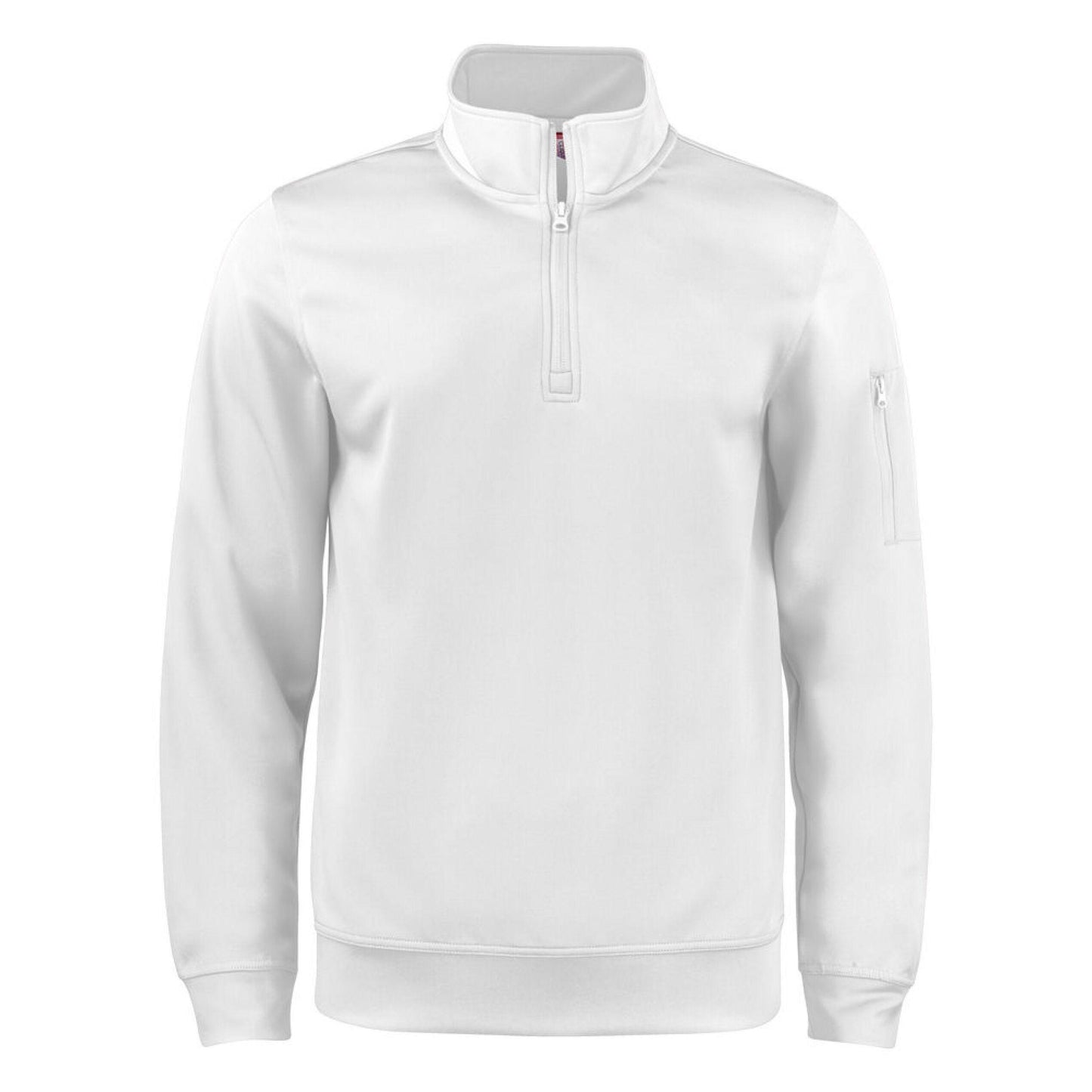 White - Back - Clique Unisex Adult Basic Active Quarter Zip Sweatshirt