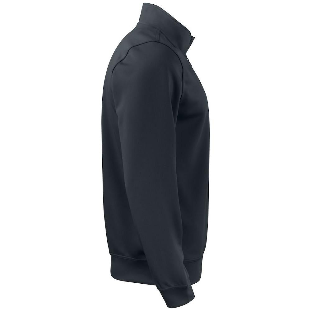 Black - Back - Clique Unisex Adult Basic Active Quarter Zip Sweatshirt