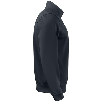 Black - Back - Clique Unisex Adult Basic Active Quarter Zip Sweatshirt
