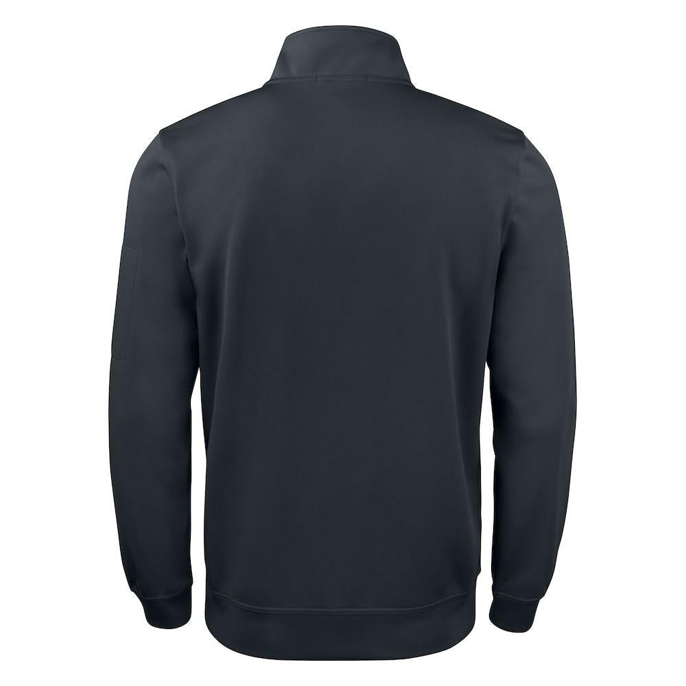 Black - Lifestyle - Clique Unisex Adult Basic Active Quarter Zip Sweatshirt