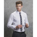 White - Lifestyle - Kustom Kit Mens Premium Non Iron Long Sleeve Shirt