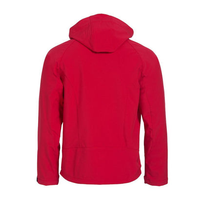 Red - Back - Clique Mens Milford Soft Shell Jacket