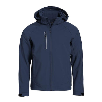 Dark Navy - Front - Clique Mens Milford Soft Shell Jacket