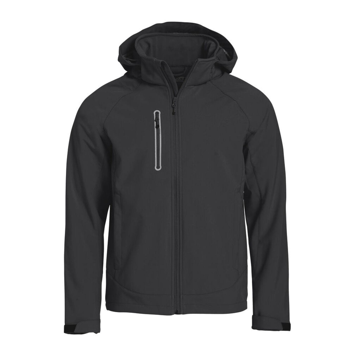 Dark Grey - Back - Clique Mens Milford Soft Shell Jacket